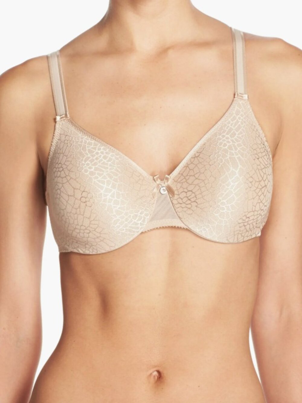 Chantelle Lingerie C Magnifique Underwire Minimizer Bra Nude